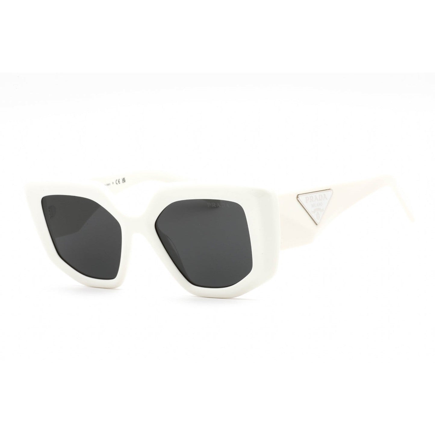 Prada   14ZS Sunglasses White / Dark Grey Women's