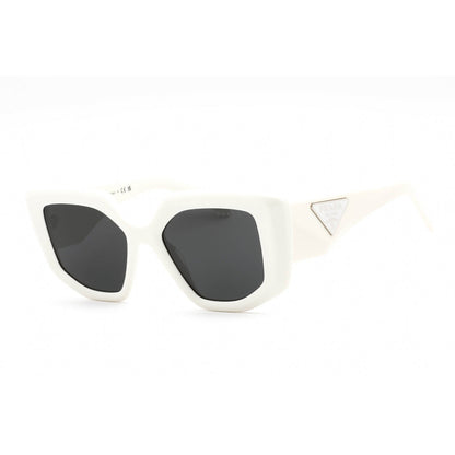 Prada   14ZS Sunglasses White / Dark Grey Women's