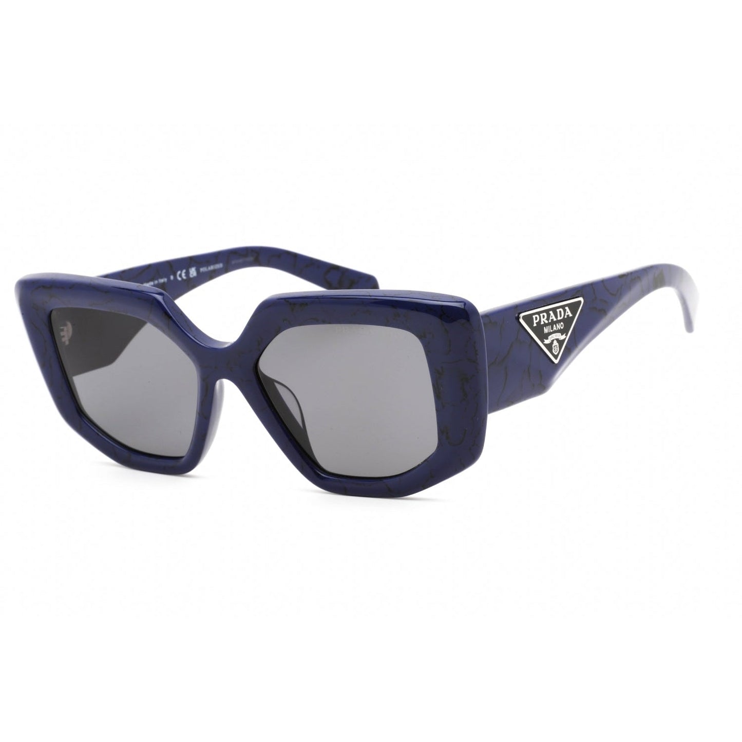 Prada   14ZSF Sunglasses Baltic Marble / Dark Grey Polarized Women's