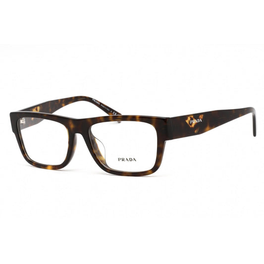 Prada   15YVF Eyeglasses Havana / Clear demo lens
