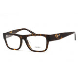 Prada   15YVF Eyeglasses Havana / Clear demo lens