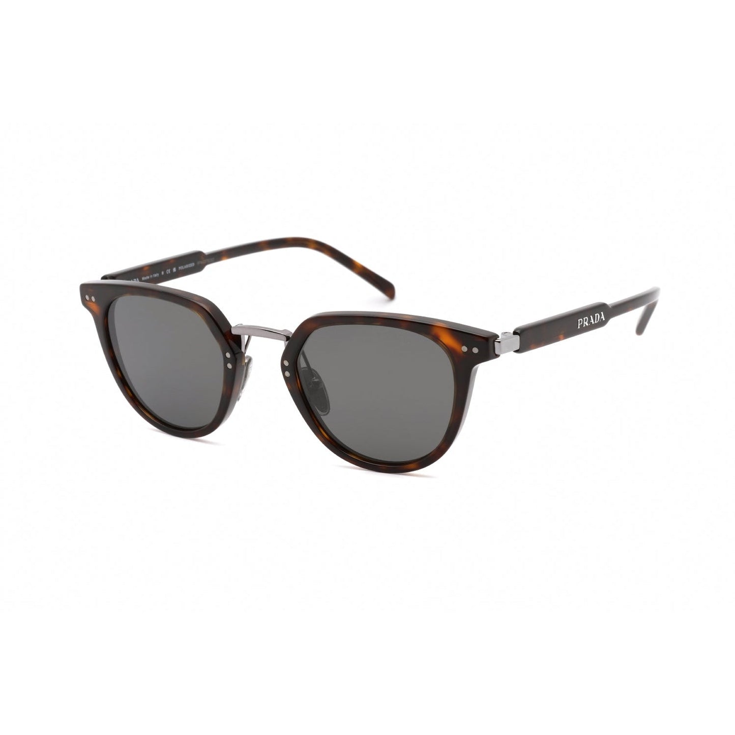 Prada   17YS Sunglasses Tortoise / Black Polarized Women's (S)