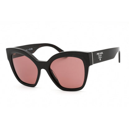 Prada   17ZS Sunglasses Black / Red Dark violet Women's
