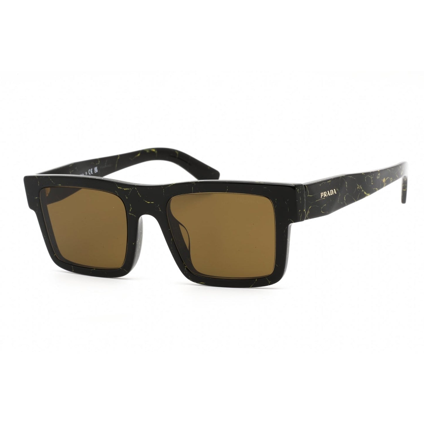 Prada   19WSF Sunglasses Black / Yellow Marble (S)