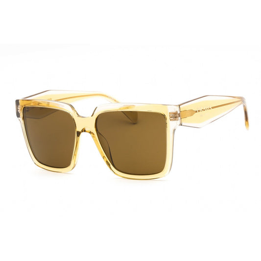 Prada   24ZS Sunglasses Ocher/Crystal Grey / Dark Brown Women's