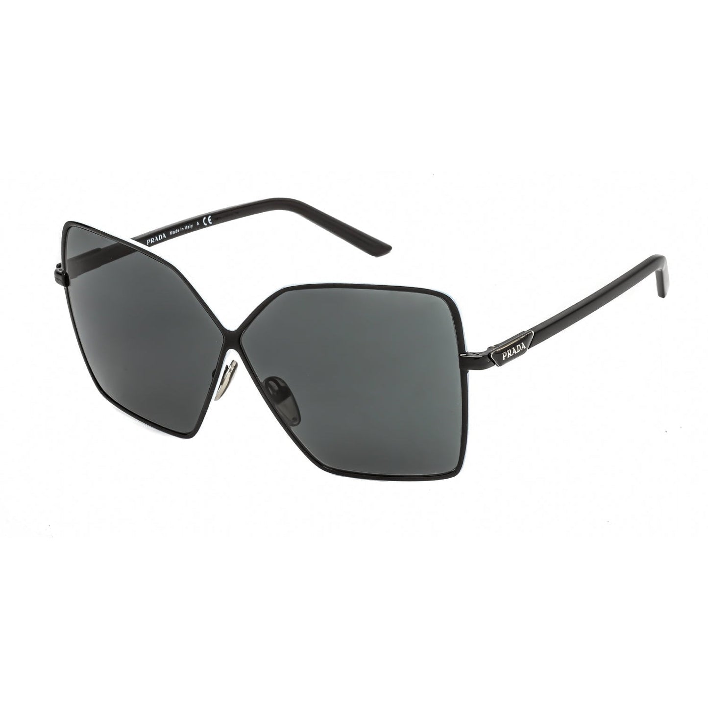 Prada   50YS Sunglasses Black/Dark Grey Women's