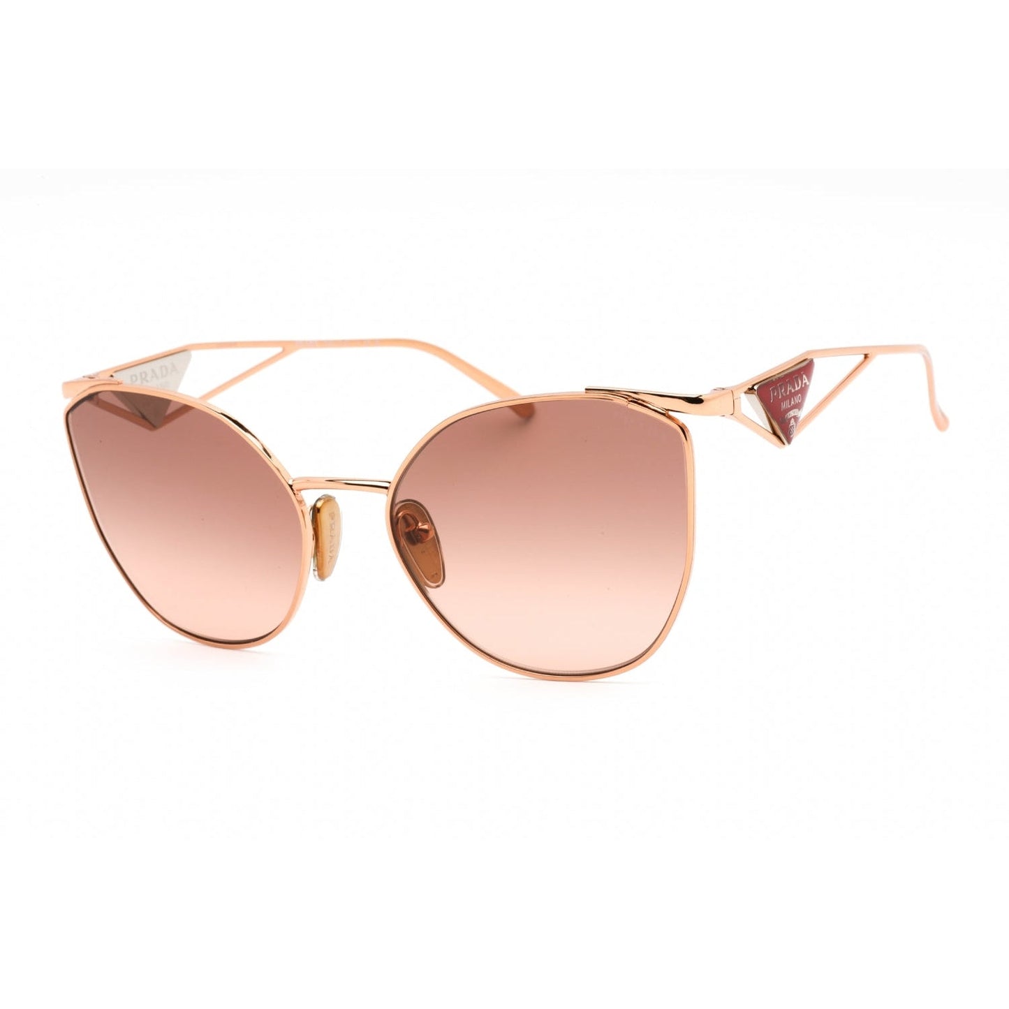 Prada   50ZS Sunglasses Pink Gold / Pink Gradient Dark Brown Women's