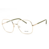 Prada   56WV Eyeglasses Pale Gold / Clear Lens