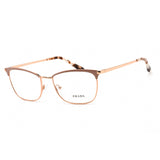Prada   57WV Eyeglasses Pink Gold/Clear demo lens