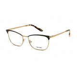 Prada   57WV Sunglasses Brown Gold / Clear Lens Women's