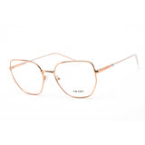 Prada   60WV Eyeglasses Pink Gold / Clear demo lens