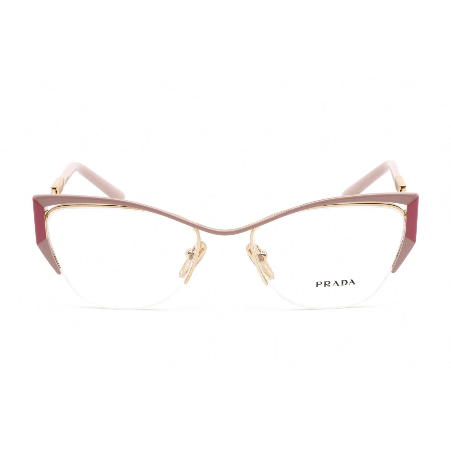 Prada   63YV Eyeglasses Gold/Pink / Clear Lens