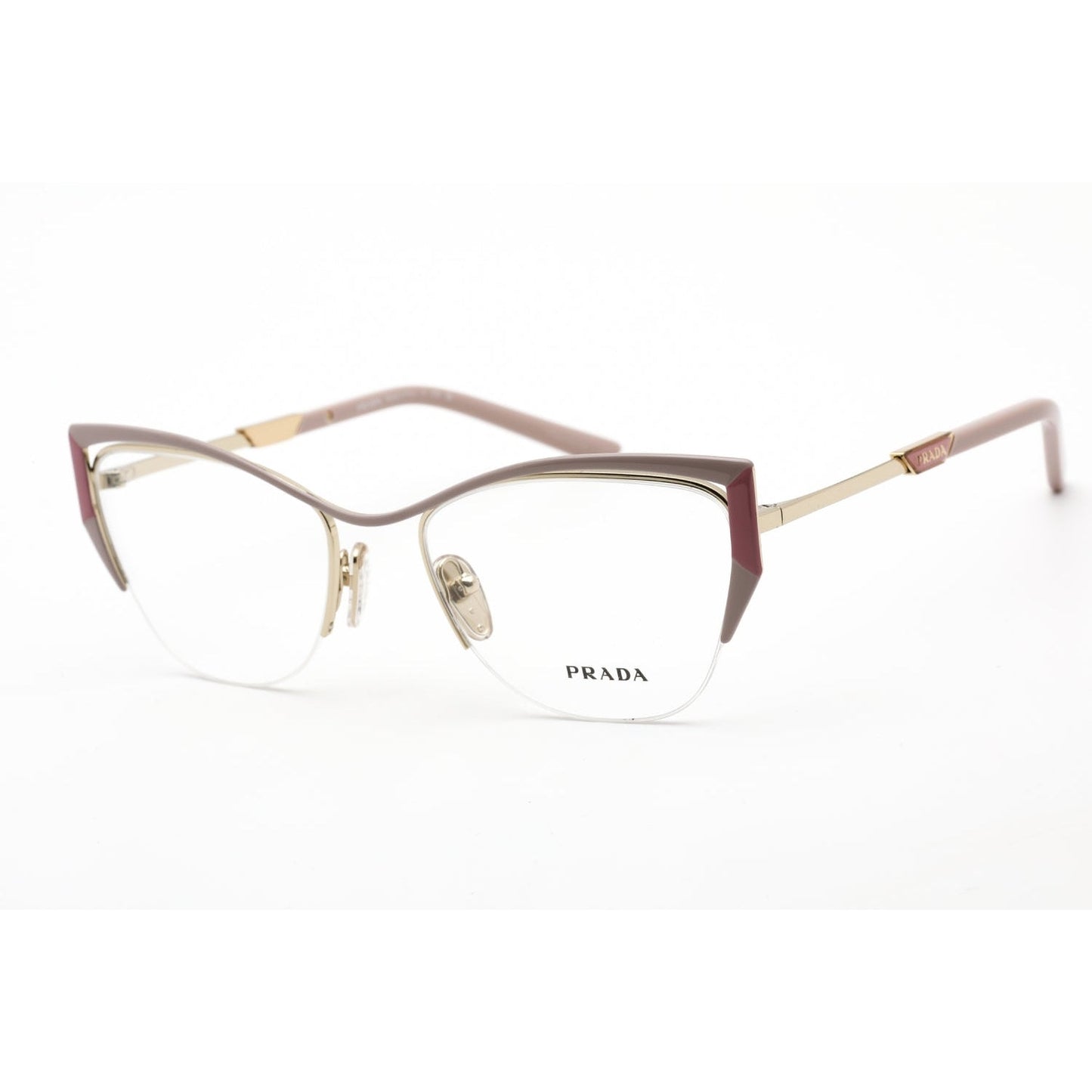 Prada   63YV Eyeglasses Gold/Pink / Clear Lens