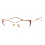 Prada   63YV Eyeglasses Gold/Pink / Clear Lens