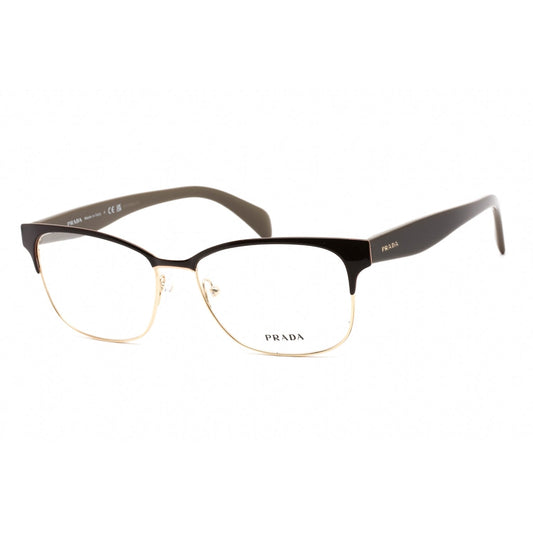 Prada   65RV Eyeglasses Dark Brown / Clear demo lens