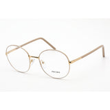 Prada  55WV Eyeglasses Beige/White/Clear demo lens