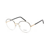 Prada  55WV Eyeglasses Black/White / Clear Lens