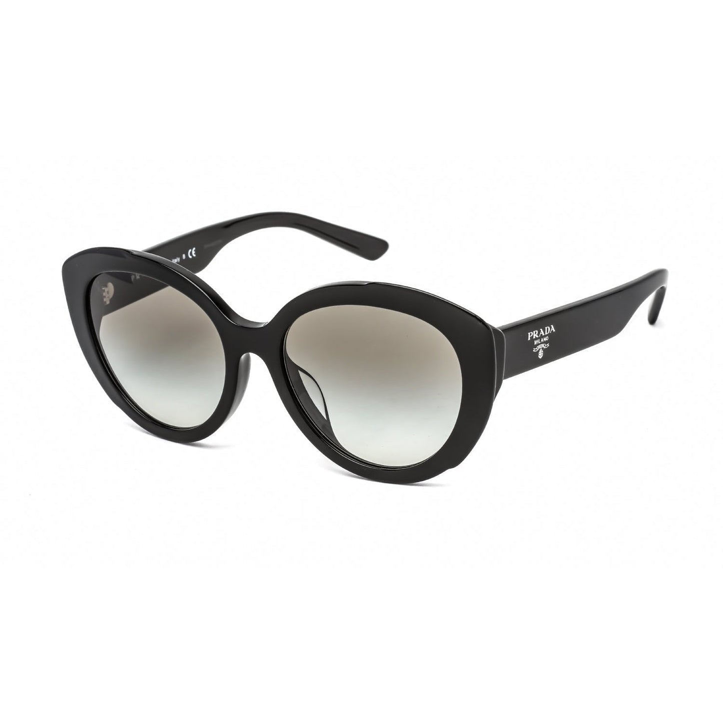 Prada PR 01YSF Sunglasses Black / Grey Gradient Women's (S)