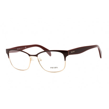 Prada PR65RV Eyeglasses Burgundy / Clear Lens
