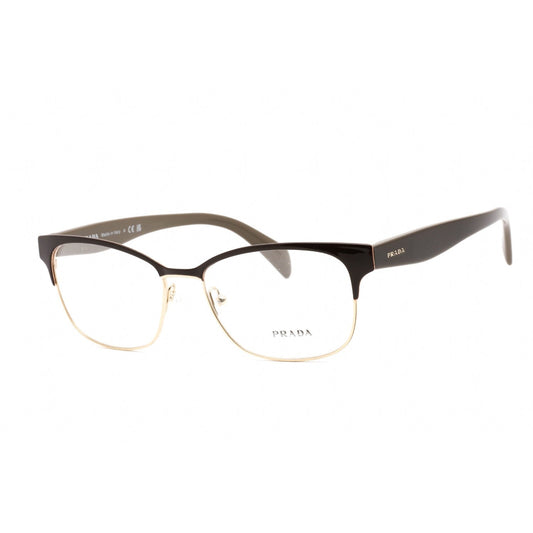 Prada PR65RV Eyeglasses Dark Brown / Clear Lens