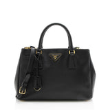 Prada Saffiano Lux Leather Double-Zip Small Tote (SHF-12481)