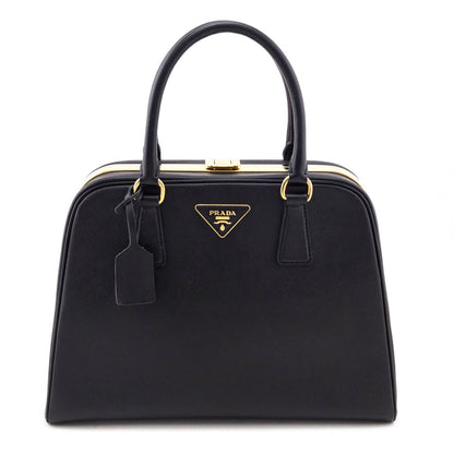 Prada Black Saffiano Pyramid Bag