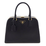 Prada Black Saffiano Pyramid Bag