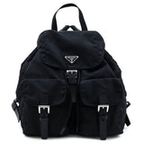 Prada Black Tessuto Nylon Vela Backpack