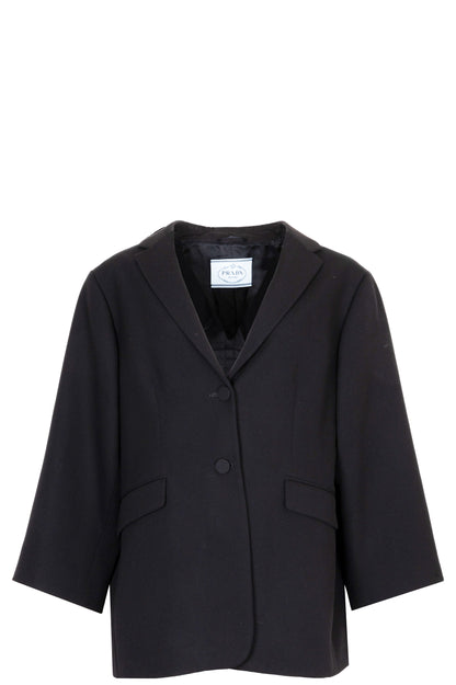 PRADA Blazer Wool Black
