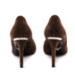 Prada Brown Suede Cap Toe Pumps Size US 38 | EU 38