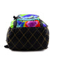 Prada Multicolor Printed Nylon Double Buckle Backpack