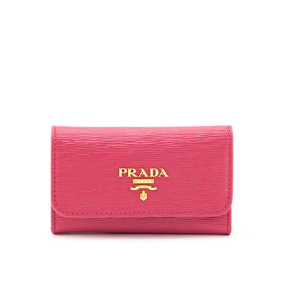 Prada Peonia Vitello Move Key Pouch
