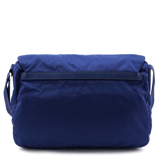 Prada Royal Nylon Medium Vela Messenger Shoulder Bag