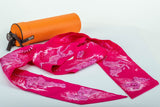 Hermes Guepards Fuchsia Thin Maxi Twilly