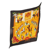Hermes Escuela Andaluza Plissé Scarf