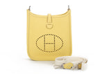 Hermes Mini Evelyne Jaune Poussin BNIB