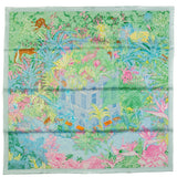 Hermes Tropical Garden Pastel Silk Scarf