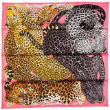 Hermes  New Lazy Leopardess Silk Scarf