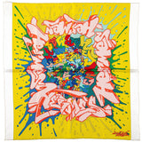 Hermes  BN Yellow Graffiti Silk Gavroche