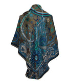 Hermes Blue / Multicolor Cashmere Shawl