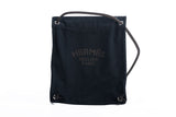 Hermes Black Toile Canvas Feedbag