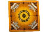 Hermes Yellow Silk Cosmos Scarf