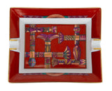 Hermes   Ashtray Red