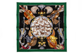Hermes Carre Caval Cades Silk Scarf NIB