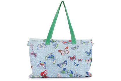 Hermes Large Butterflies Beach Bag