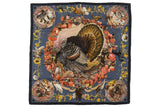 Hermes Navy Texas Wildlife Scarf Oliver