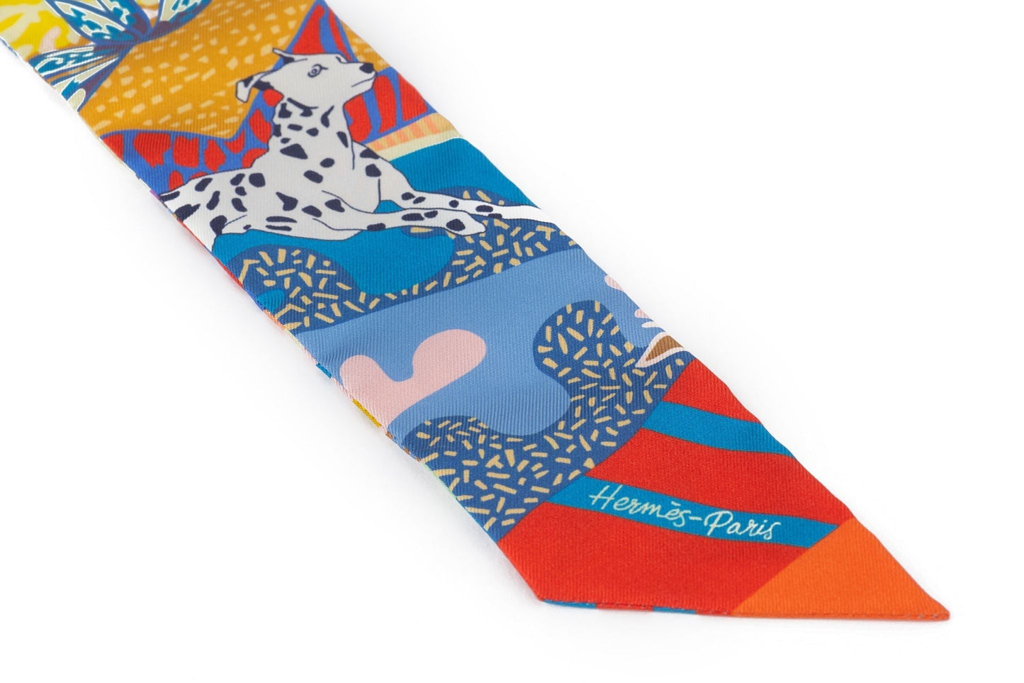 Hermes New "En Liberte'" Silk Twilly