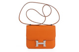 Hermes New Orange Mini Constance Handbag