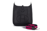 Hermes Mini Evelyne Bag Indigo Blue
