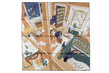 Hermes New âœMystère au 24âœ Silk Scarf